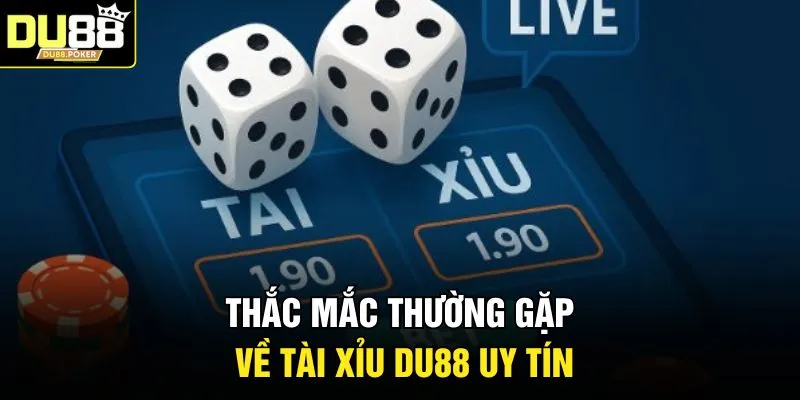 Thắc mắc thường gặp về tài xỉu DU88 uy tín 