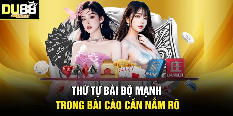 Thứ tự bài độ mạnh trong bài Cào cần nắm rõ 